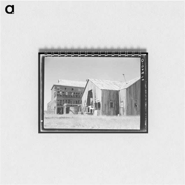 アートメモ帳-Old Sugar Mill near Gibson, Louisiana
 - ラッセル リー Memo.