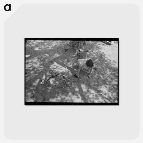 アートポストカード-Pie Town Birthday Celebration
 - ラッセル リー Postcard.