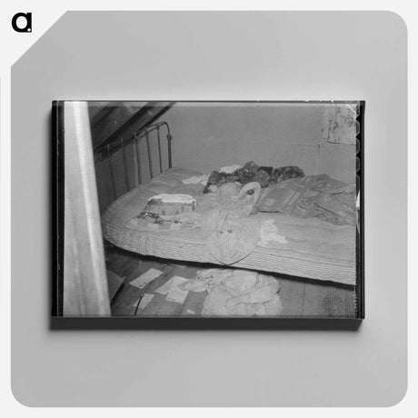 アートパネル-Corner of Attic Bedroom, Williams County, North Dakota
 - ラッセル リー Canvas.