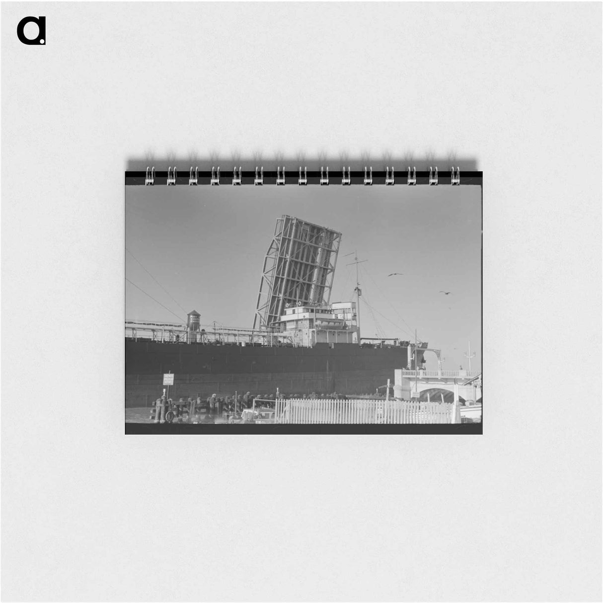 アートメモ帳-Ship Entering Corpus Christi Port
 - ラッセル リー Memo.