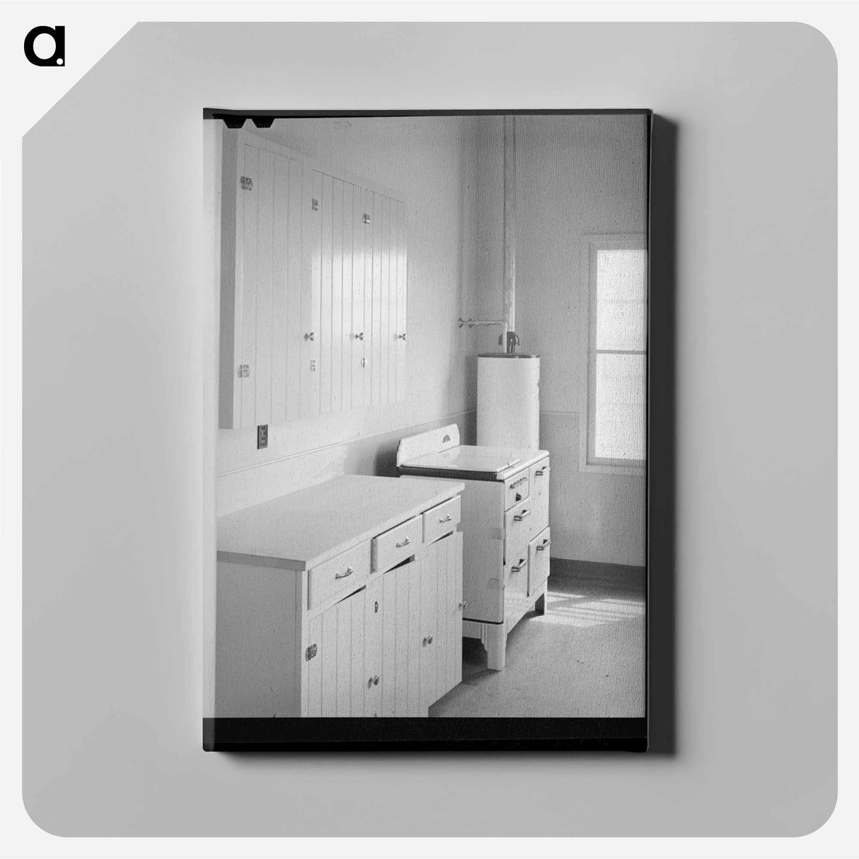 アートパネル-Kitchen in Migratory Labor Camp Community Building
 - ラッセル リー Canvas.