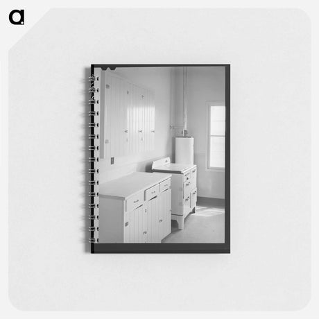 アートメモ帳-Kitchen in Migratory Labor Camp Community Building
 - ラッセル リー Memo.