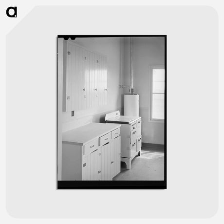 アートポストカード-Kitchen in Migratory Labor Camp Community Building
 - ラッセル リー Postcard.