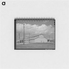 アートメモ帳-Cotton Seed Oil Mill, Taft, Texas
 - ラッセル リー Memo.