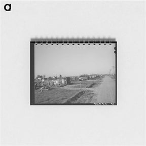 アートメモ帳-Houses on Worker Lots, Marysville, California
 - ラッセル リー Memo.
