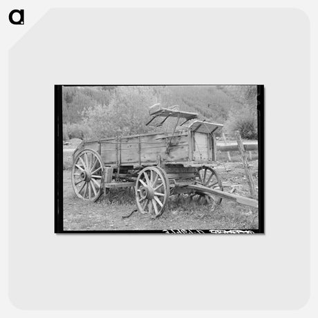 アートポストカード-Ore Wagon, Telluride
 - ラッセル リー Postcard.