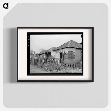 Row of Mexican Houses, San Antonio, Texas
 - ラッセル リー Poster.
