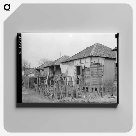 アートパネル-Row of Mexican Houses, San Antonio, Texas
 - ラッセル リー Canvas.