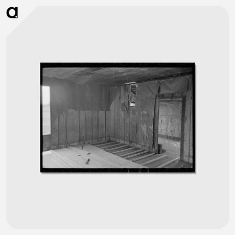 アートポストカード-Interior of Remodeled House, Southeast Missouri Farms Project
 - ラッセル リー Postcard.