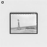 アートメモ帳-Windmill and Watering Trough Near Ralls, Texas
 - ラッセル リー Memo.