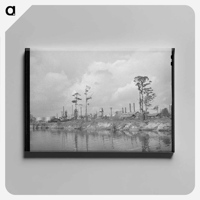 アートパネル-Oil Refinery, Port of Houston
 - ラッセル リー Canvas.