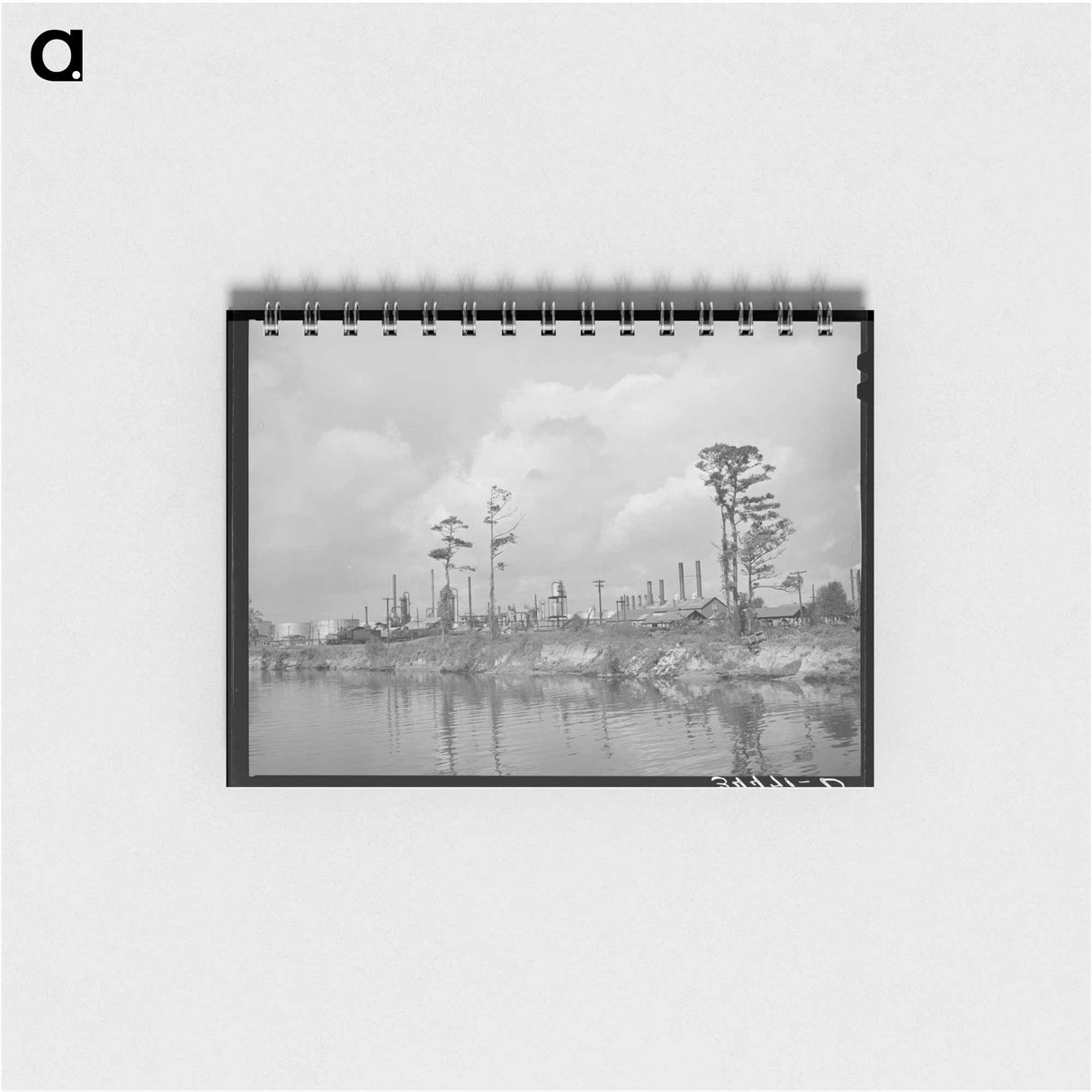 アートメモ帳-Oil Refinery, Port of Houston
 - ラッセル リー Memo.