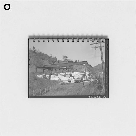 アートメモ帳-Stone Quarry along U.S. No. 7 near Arlington, Vermont
 - ラッセル リー Memo.