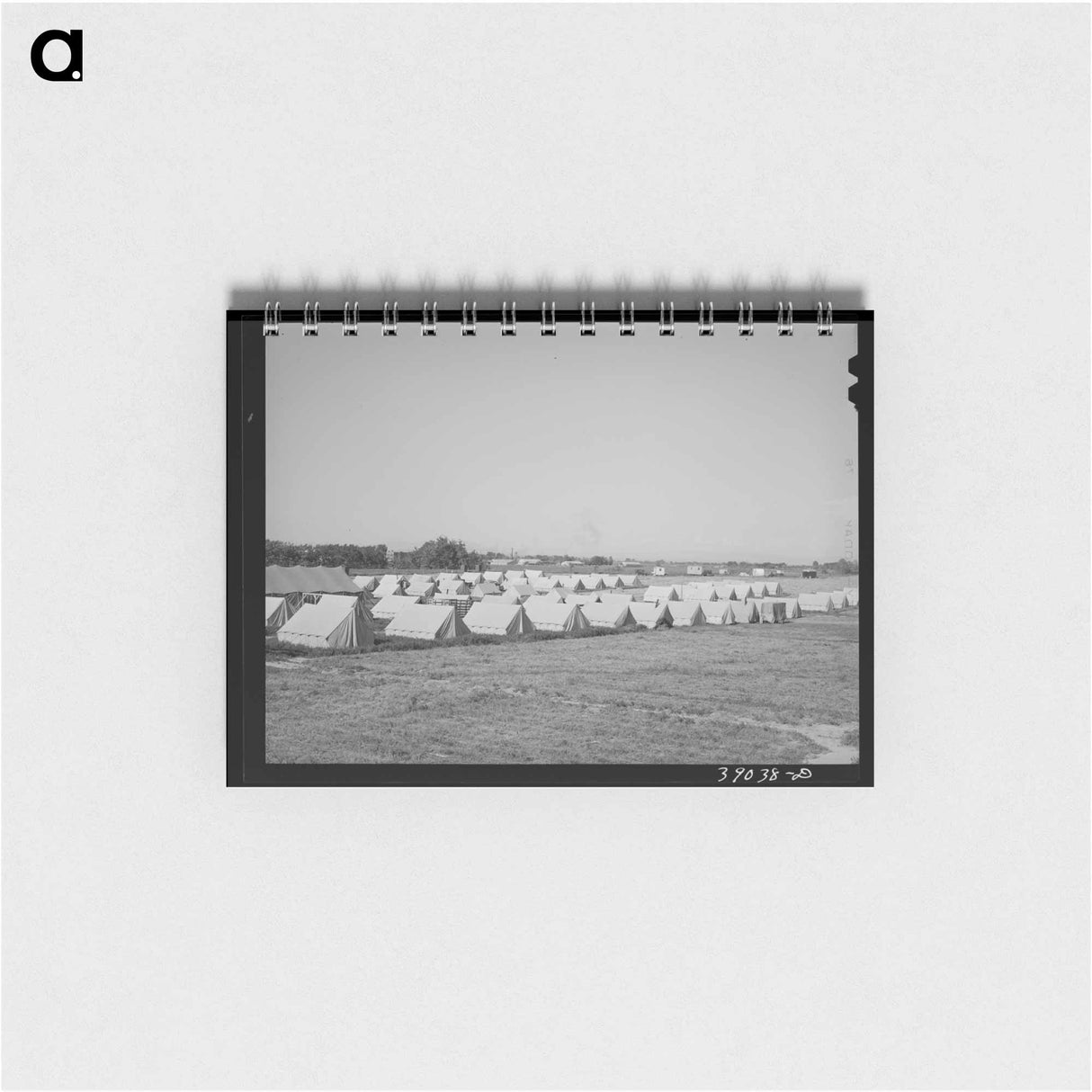 アートメモ帳-Tents of FSA Migratory Labor Camp, Wilder, Idaho
 - ラッセル リー Memo.