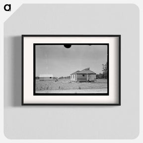 アートポスター-Fieldhouse Erection
 - ラッセル リー Poster.