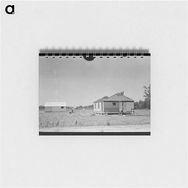 アートメモ帳-Fieldhouse Erection
 - ラッセル リー Memo.