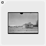 アートポストカード-Fieldhouse Erection
 - ラッセル リー Postcard.