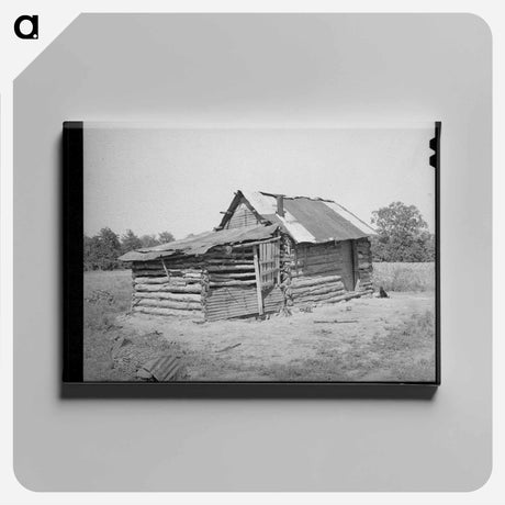 アートパネル-Home of Agricultural Day Laborer, McIntosh County, Oklahoma
 - ラッセル リー Canvas.