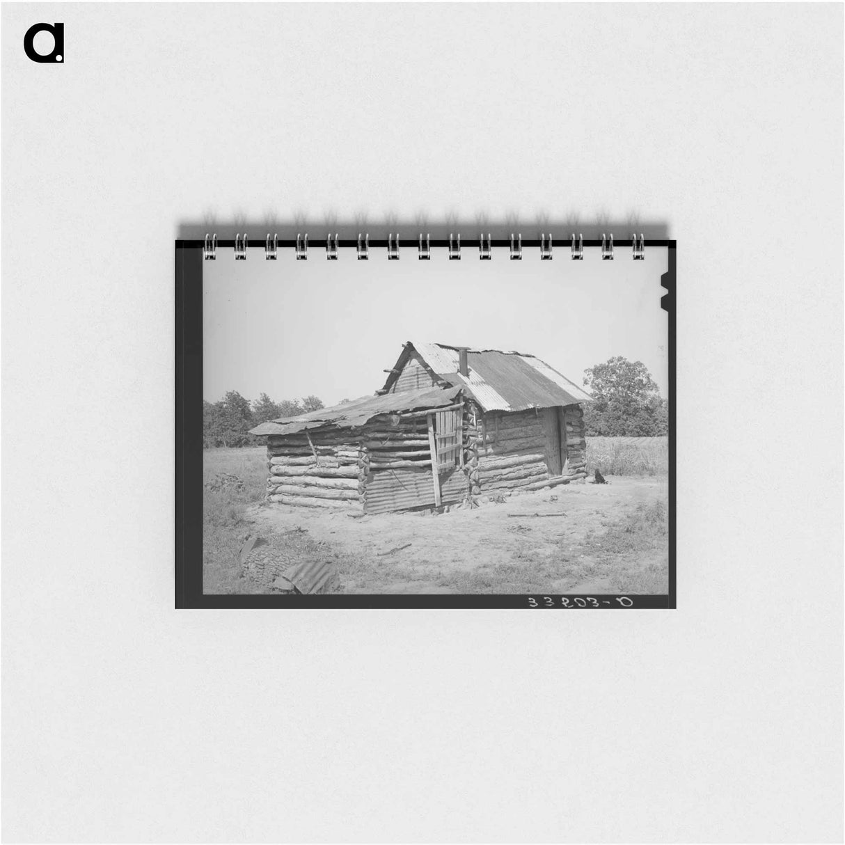 アートメモ帳-Home of Agricultural Day Laborer, McIntosh County, Oklahoma
 - ラッセル リー Memo.
