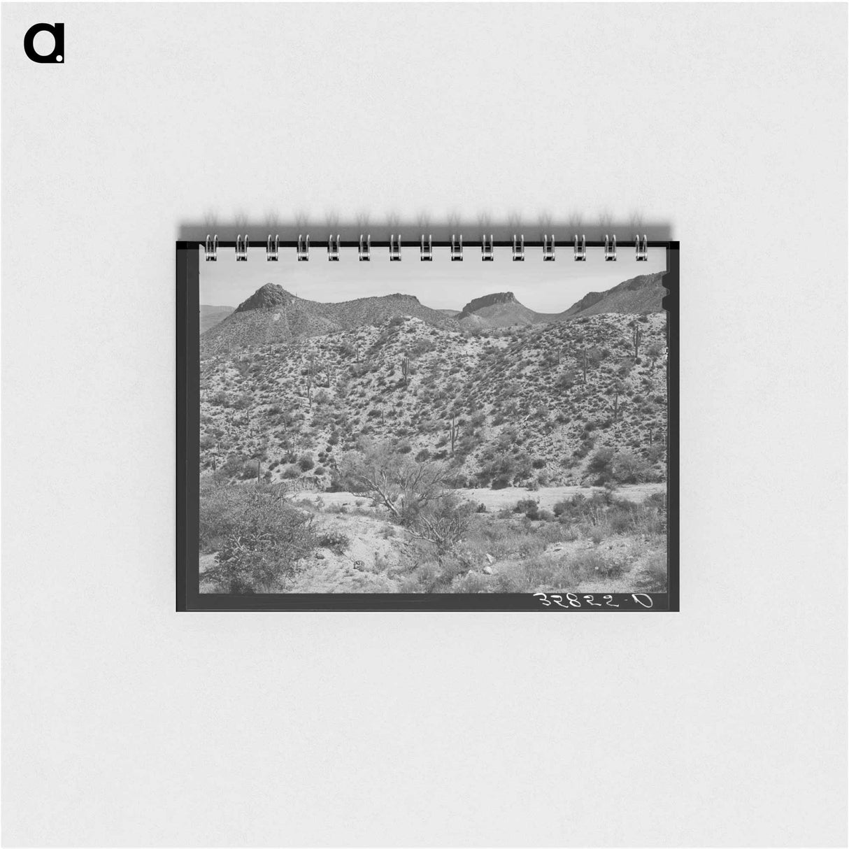 アートメモ帳-Along the Apache Trail in Gila County, Arizona
 - ラッセル リー Memo.