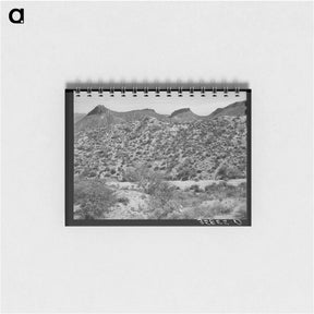 アートメモ帳-Along the Apache Trail in Gila County, Arizona
 - ラッセル リー Memo.
