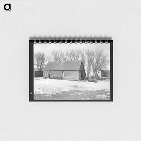 アートメモ帳-Corn Crib on Edgar Allen's Farm
 - ラッセル リー Memo.