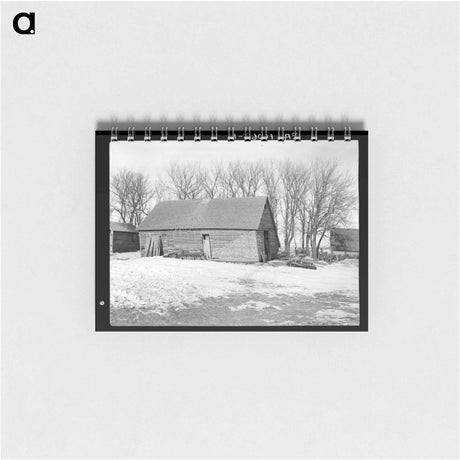 アートメモ帳-Corn Crib on Edgar Allen's Farm
 - ラッセル リー Memo.