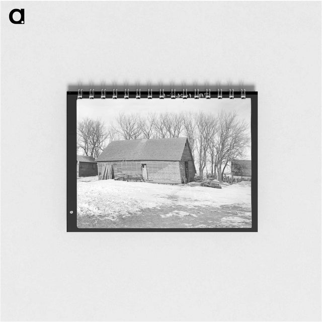 アートメモ帳-Corn Crib on Edgar Allen's Farm
 - ラッセル リー Memo.