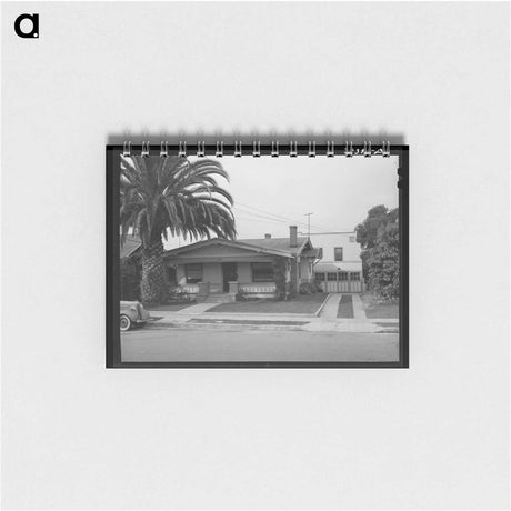 アートメモ帳-Houses at 3677 Jackdaw Street
 - ラッセル リー Memo.