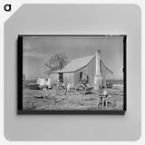 アートパネル-Sharecropper's Cabin, Transylvania, Louisiana
 - ラッセル リー Canvas.