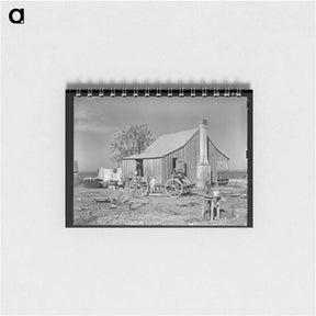アートメモ帳-Sharecropper's Cabin, Transylvania, Louisiana
 - ラッセル リー Memo.