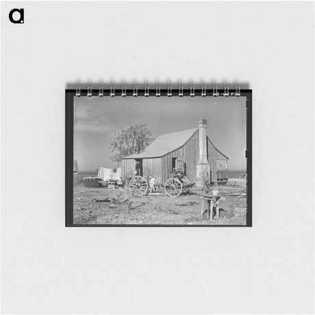アートメモ帳-Sharecropper's Cabin, Transylvania, Louisiana
 - ラッセル リー Memo.