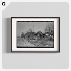 アートポスター-Street Scene in Slick, Oklahoma
 - ラッセル リー Poster.