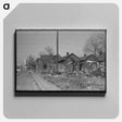 アートパネル-Street Scene in Slick, Oklahoma
 - ラッセル リー Canvas.