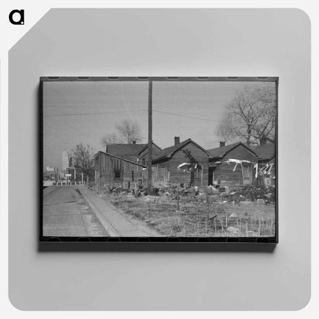アートパネル-Street Scene in Slick, Oklahoma
 - ラッセル リー Canvas.