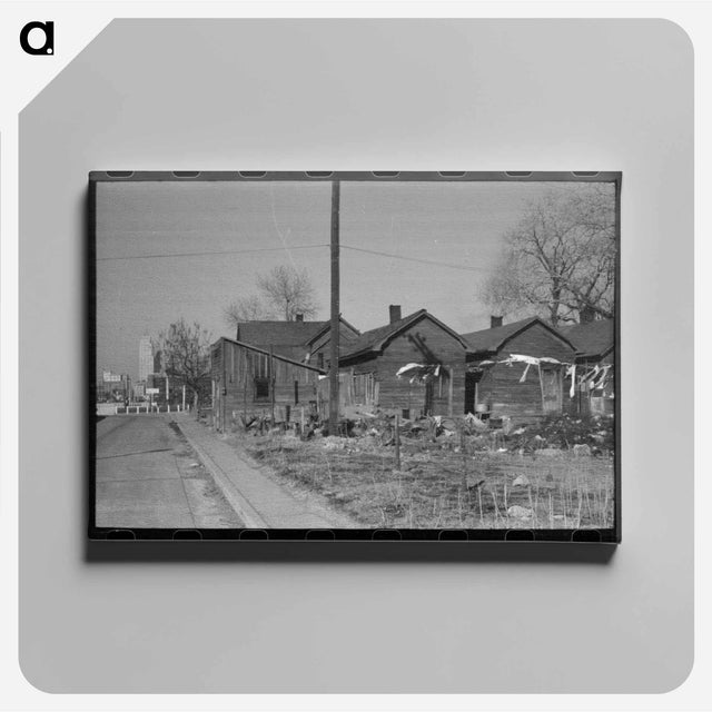 アートパネル-Street Scene in Slick, Oklahoma
 - ラッセル リー Canvas.