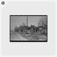 アートポストカード-Street Scene in Slick, Oklahoma
 - ラッセル リー Postcard.