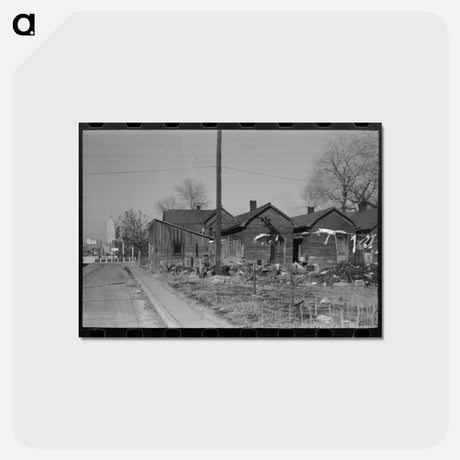 アートポストカード-Street Scene in Slick, Oklahoma
 - ラッセル リー Postcard.