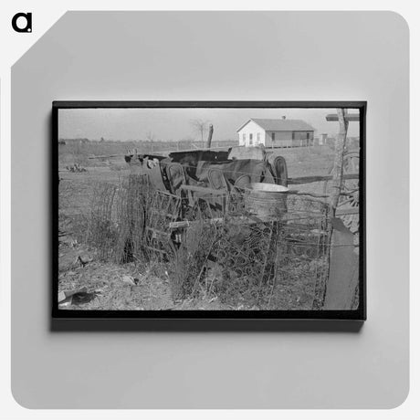 アートパネル-Automobile Springs, Crystal City, Texas
 - ラッセル リー Canvas.