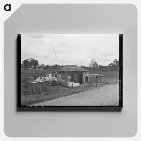 アートパネル-Farm House near Norco, Louisiana
 - ラッセル リー Canvas.