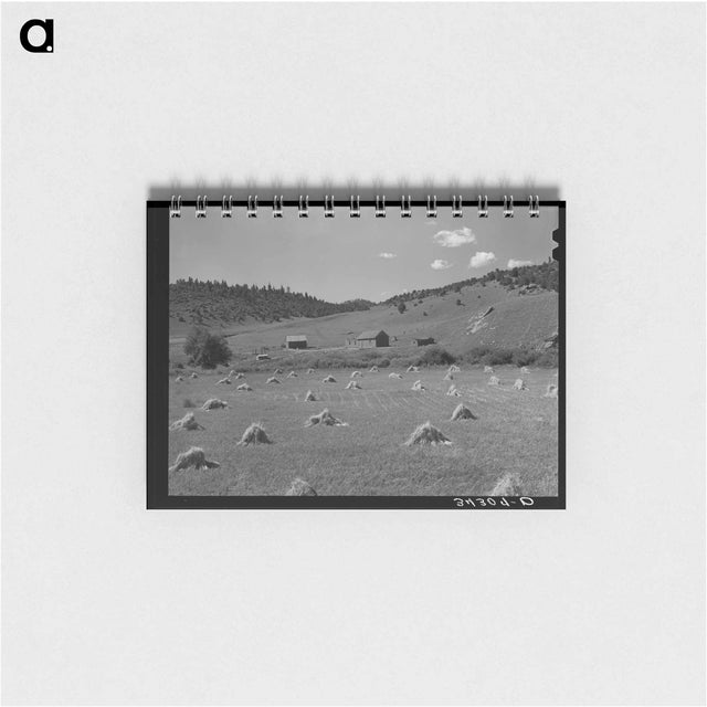 アートメモ帳-Wheat Field, Holman, New Mexico
 - ラッセル リー Memo.