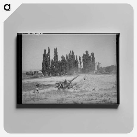 アートパネル-Threshing Grain, Box Elder County, Utah
 - ラッセル リー Canvas.