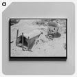 アートパネル-Chicken Coop Near Webber Falls, Muskogee County, Oklahoma
 - ラッセル リー Canvas.