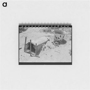 アートメモ帳-Chicken Coop Near Webber Falls, Muskogee County, Oklahoma
 - ラッセル リー Memo.
