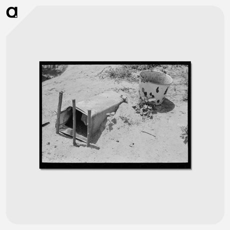 アートポストカード-Chicken Coop Near Webber Falls, Muskogee County, Oklahoma
 - ラッセル リー Postcard.
