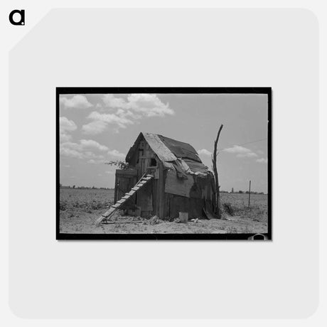 アートポストカード-Chicken House, New Madrid County, Missouri
 - ラッセル リー Postcard.