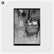アートポストカード-Kitchen Stove and Cow Dung Fuel
 - ラッセル リー Postcard.