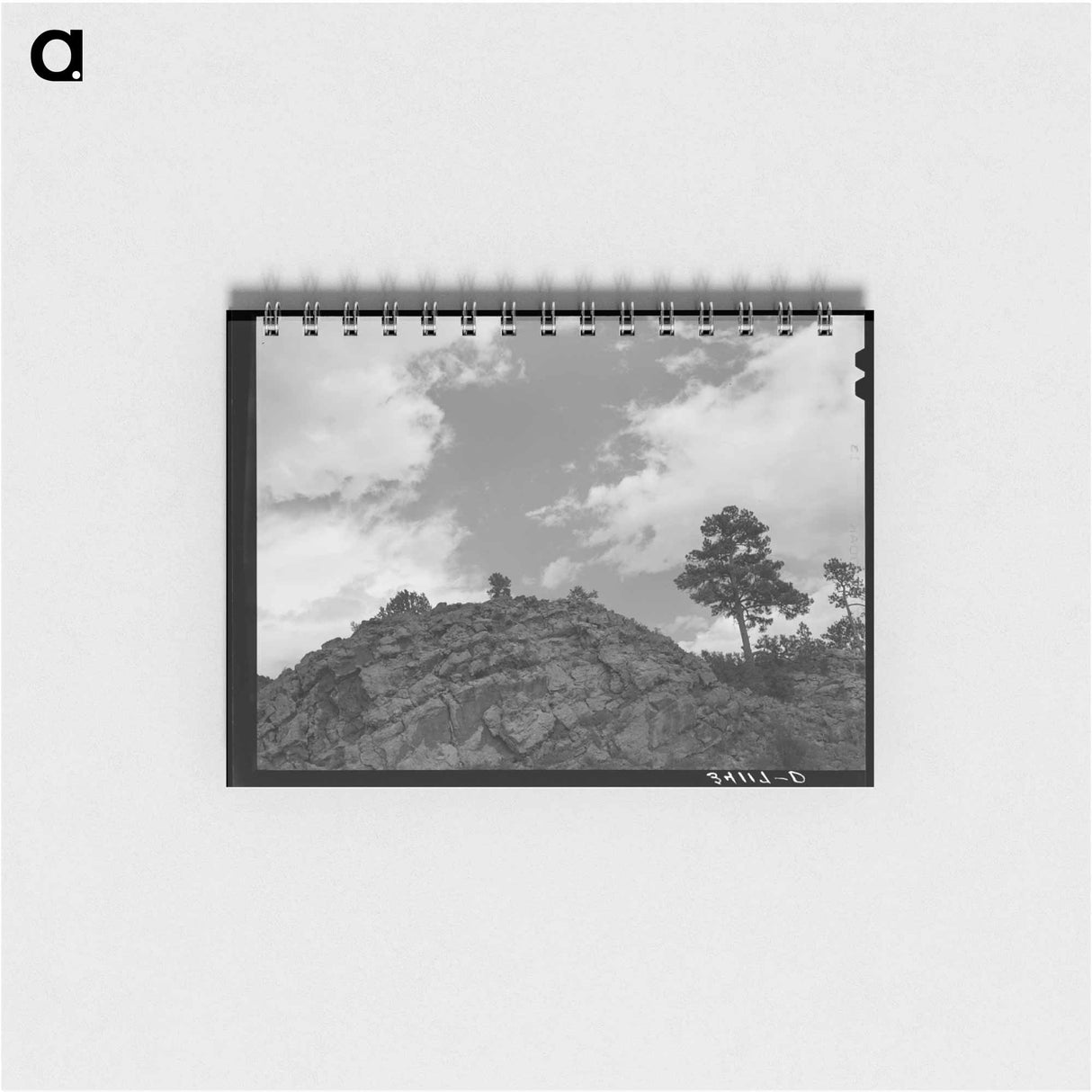 アートメモ帳-Mountain Scene near Capulin, New Mexico
 - ラッセル リー Memo.