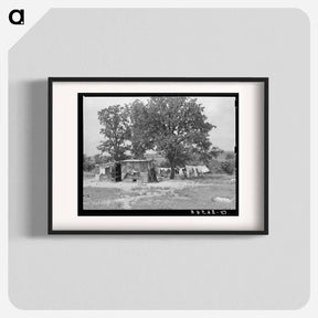 アートポスター-Agricultural Laborer's Home, Poteau Creek, Oklahoma
 - ラッセル リー Poster.