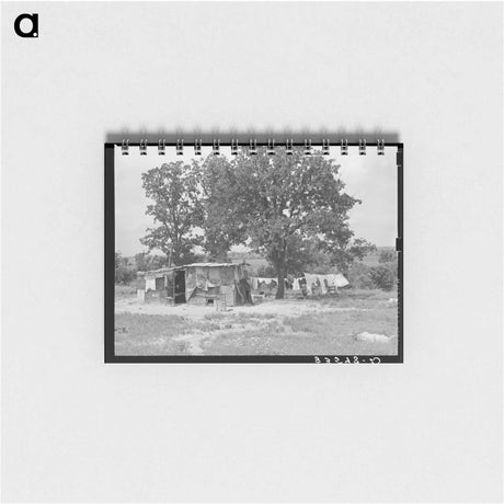アートメモ帳-Agricultural Laborer's Home, Poteau Creek, Oklahoma
 - ラッセル リー Memo.